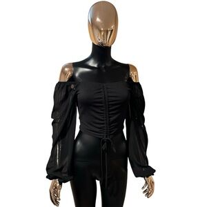 Shein Off the Shoulder Crop Top